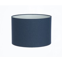 Hand Made French Navy Blue Linen Lampshade
