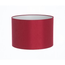 Hand Made Claret Red Satin Backed Duppion Lampshade