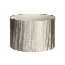Hand Made Silver Pisa Lampshade With Silver Stripes