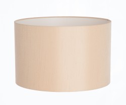 Hand Made Coffee-Beige Satin Backed Duppion Lampshade