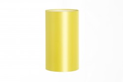 Hand Made Sunshine Yellow Satin Cylinder Lampshade