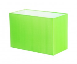 Hand Made Neon Lime Green Rectangle Lampshade