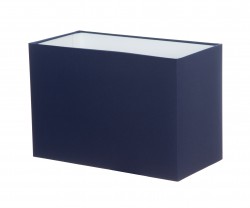 Hand Made Navy Blue Rectangle Lampshade