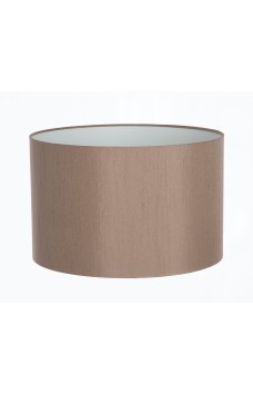 Hand Made Taupe Satin Backed Duppion Lampshade