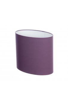 Hand Made Mauve Purple Oval Lampshade