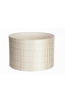Hand Made Ivory Pisa Lampshade With Ivory Stripes