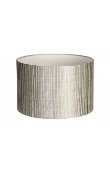 Hand Made Silver Pisa Lampshade With Silver Stripes